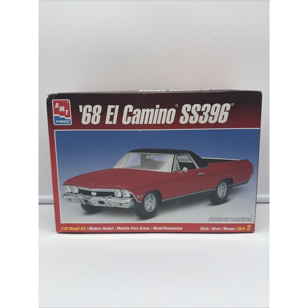 AMT ERTL Chevy '68 El Camino SS 396 1/25 Scale Model Kit 8017 BNIB